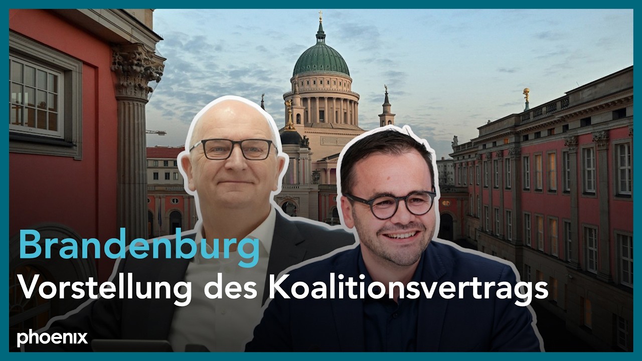 Koalitionsvertrag Brandenburg: Vorstellung mit Dietmar Woidke (SPD) und Jan Redmann (CDU) | 04.03.26