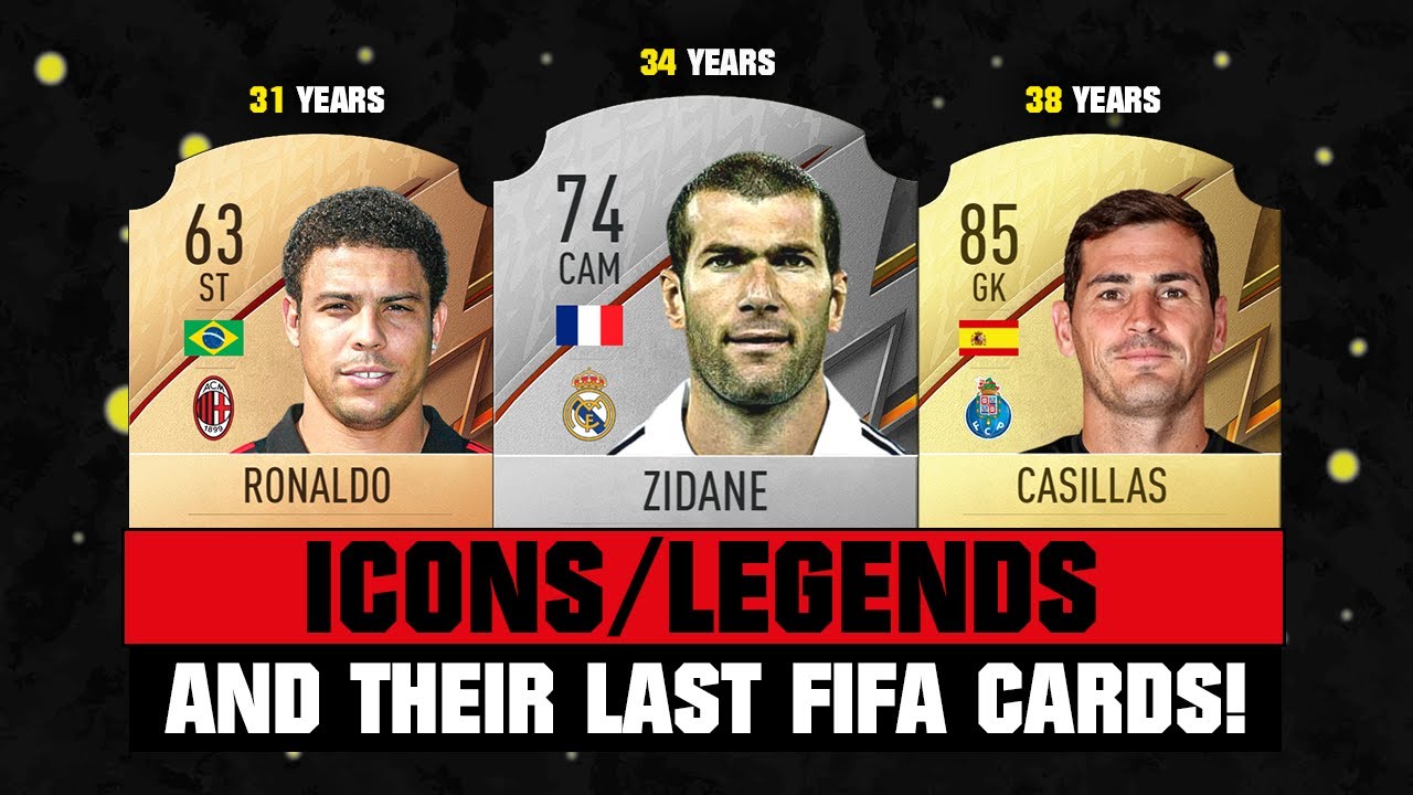 FIFA 22 | ICONS AND THEIR LAST FIFA CARDS! 😱🔥 ft. Zidane, Ronaldo, Casillas… etc
