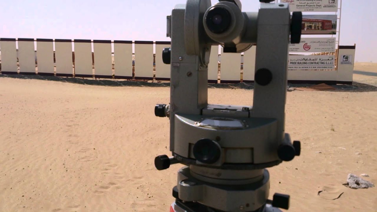 Set up Right angle 90 degrees in a theodolite