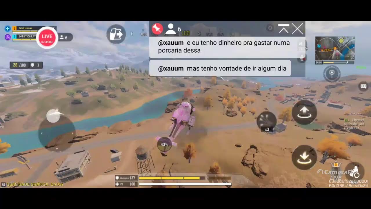 live de COD com amigos vem pra live se divertir e conversar xauum Nami Pix meta