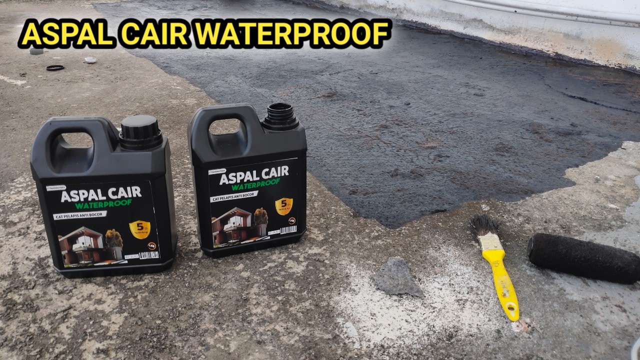 Aspal Cair Cat Pelapis Anti Bocor Untuk Dak,Dinding,Tembok,Dan Waterproof