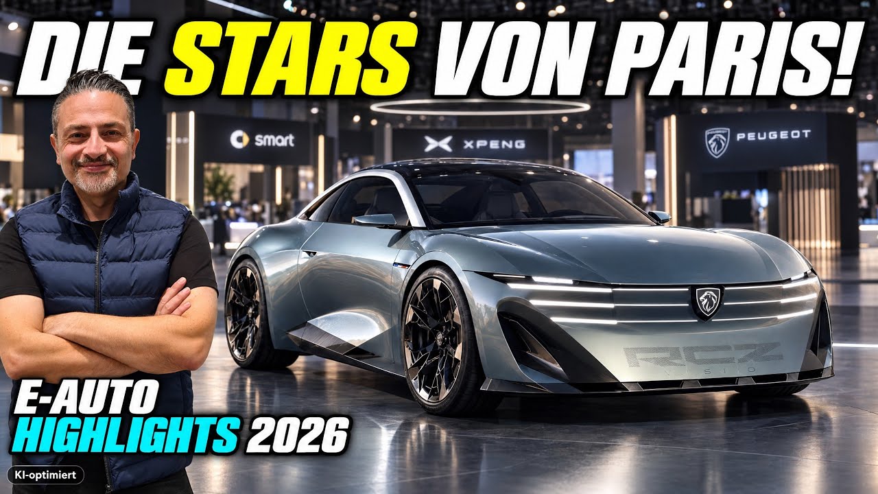 Electric Car Highlights from the 2026 Paris Motor Show. A Tour