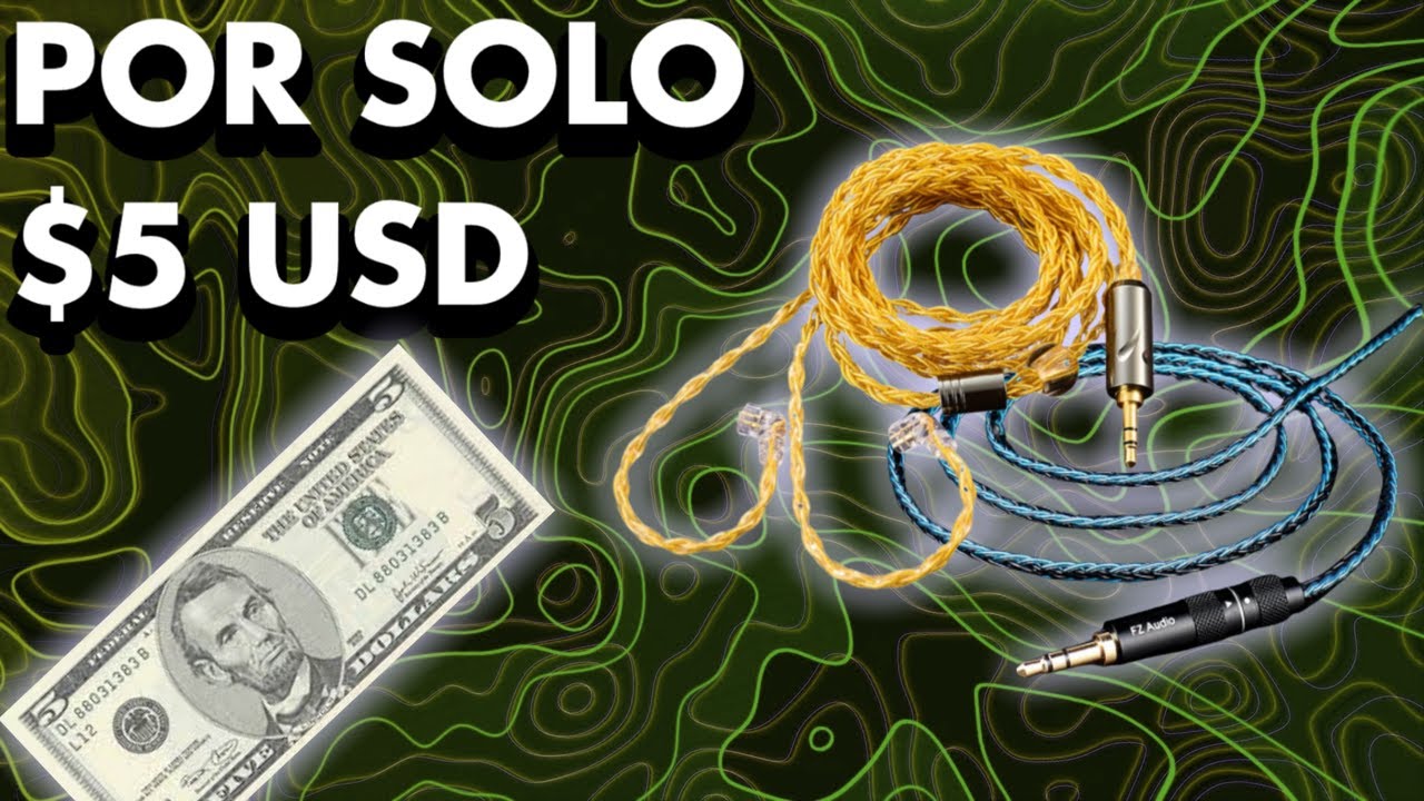 SUPER BAJO COSTO Y ¿MODULAR?  | CABLES PARA IEMS QKZ T1 Y FZ AUDIO F2 Pro