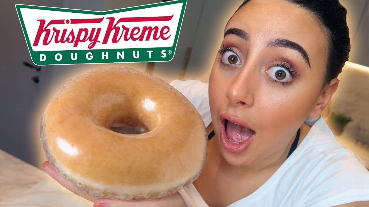 D.I.Y GIANT 'KRISPY KREME' DONUT TASTE TEST!! 🍩😮