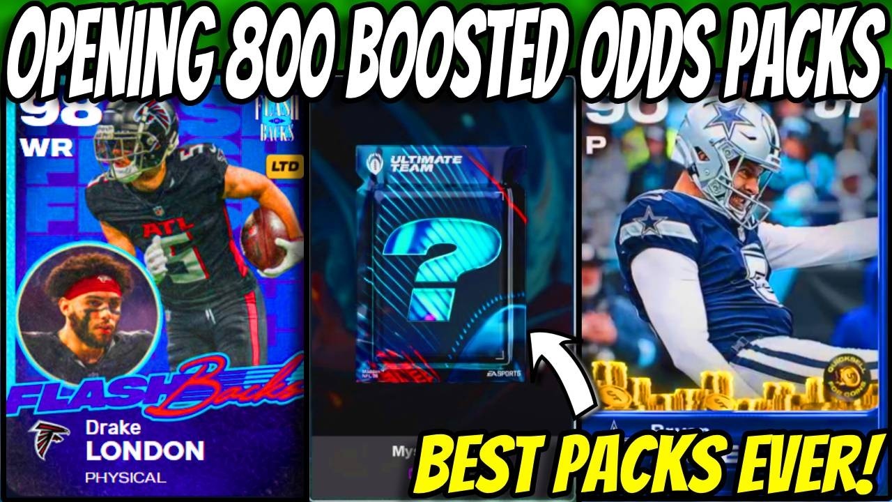 I Opened 800 BOOSTED Odds Packs in Madden!! BEST PACK OPENING IN MADDEN HISTORY!!