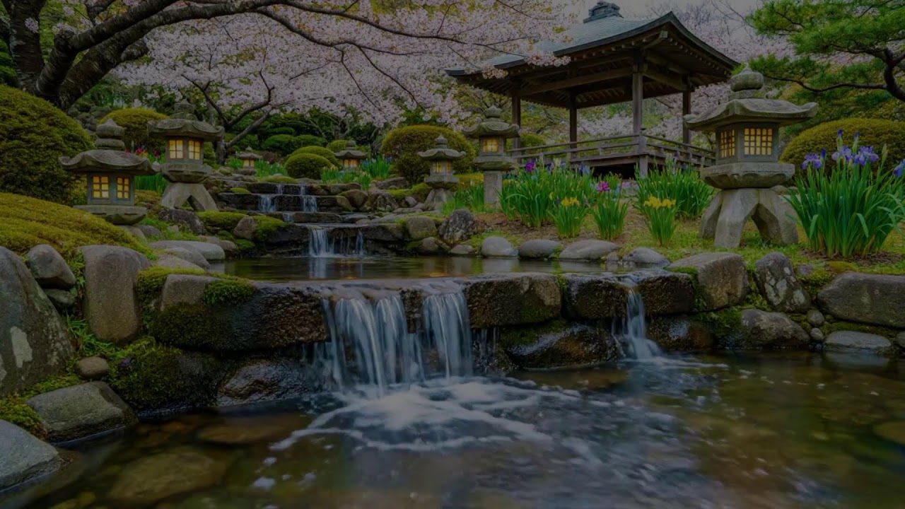 🔴 Deep Sleep Music 🌙 Piano Harmony & Water Flow for Instant Mind Healing