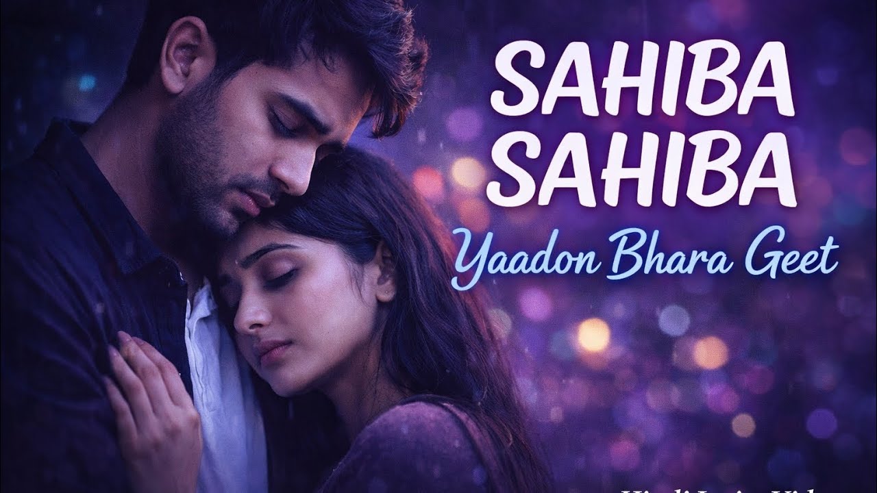 Sahiba Sahiba Ghar Ko Kahan Aaye | Hindi Lyrics Video | Sad Romantic Song