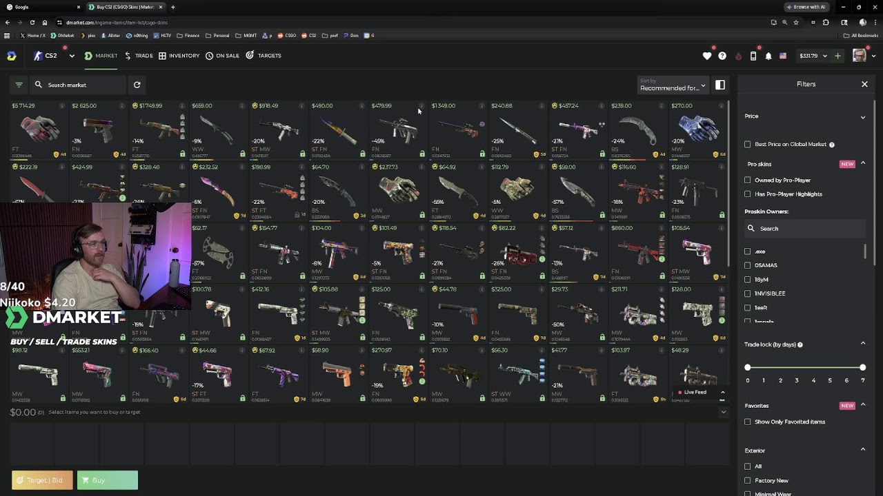 VOD Reviews? Premier 30k? Faceit 3k? !dmarket