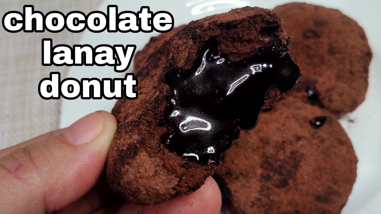 HOW TO MAKE CHOCOLATE LANAY DONUT/SIMPLE AND EASY RECIPE