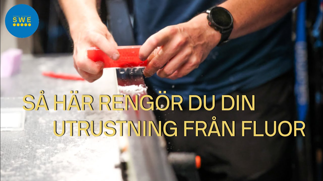 Så här rengör du din utrustning från fluor