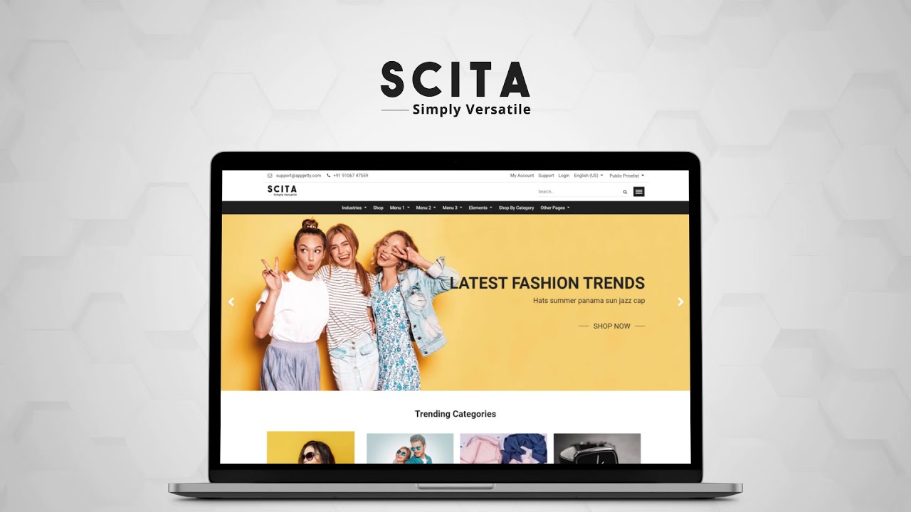 Scita: A Simply Versatile Odoo Theme | Appjetty