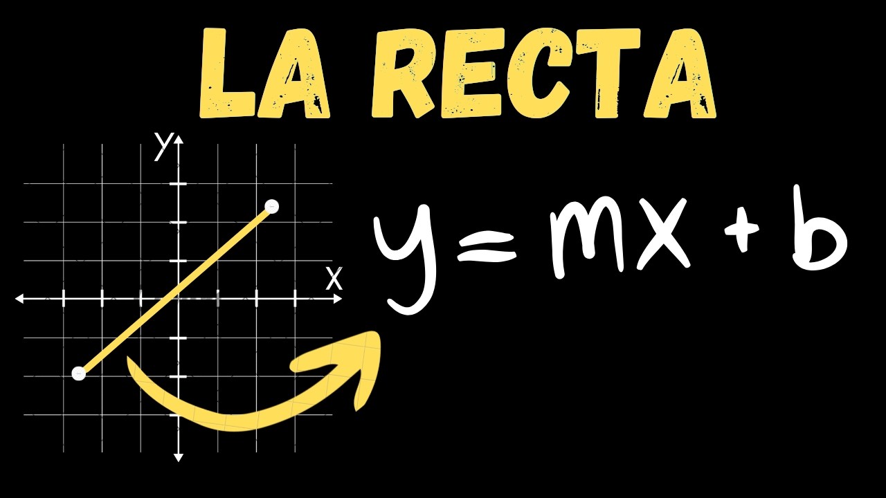 ¿De DÓNDE PROVIENE la ECUACIÓN DE LA RECTA? ▶ La CLAVE para ENTENDERLA FÁCIL 💡📏