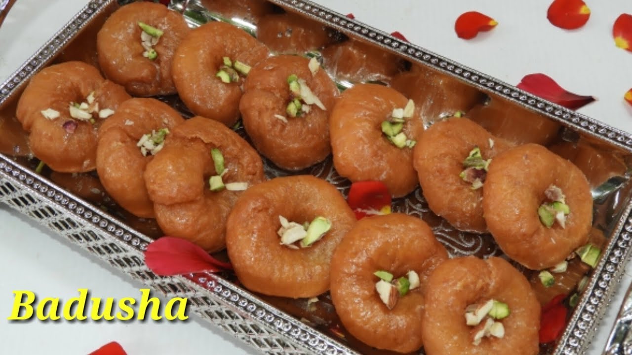 Badusha Sweet in Kannada | ಬಾದೂಸಾ ಸ್ವೀಟ್ | Easy Badhusha Recipe in Kannada | Rekha Aduge