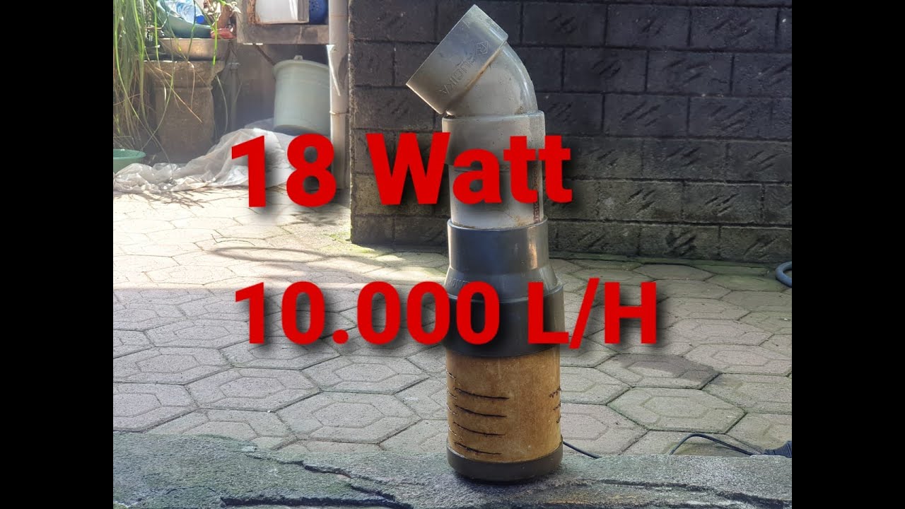 DIY Pompa Hemat Listrik menggunakan Wave Maker 10000 Lph