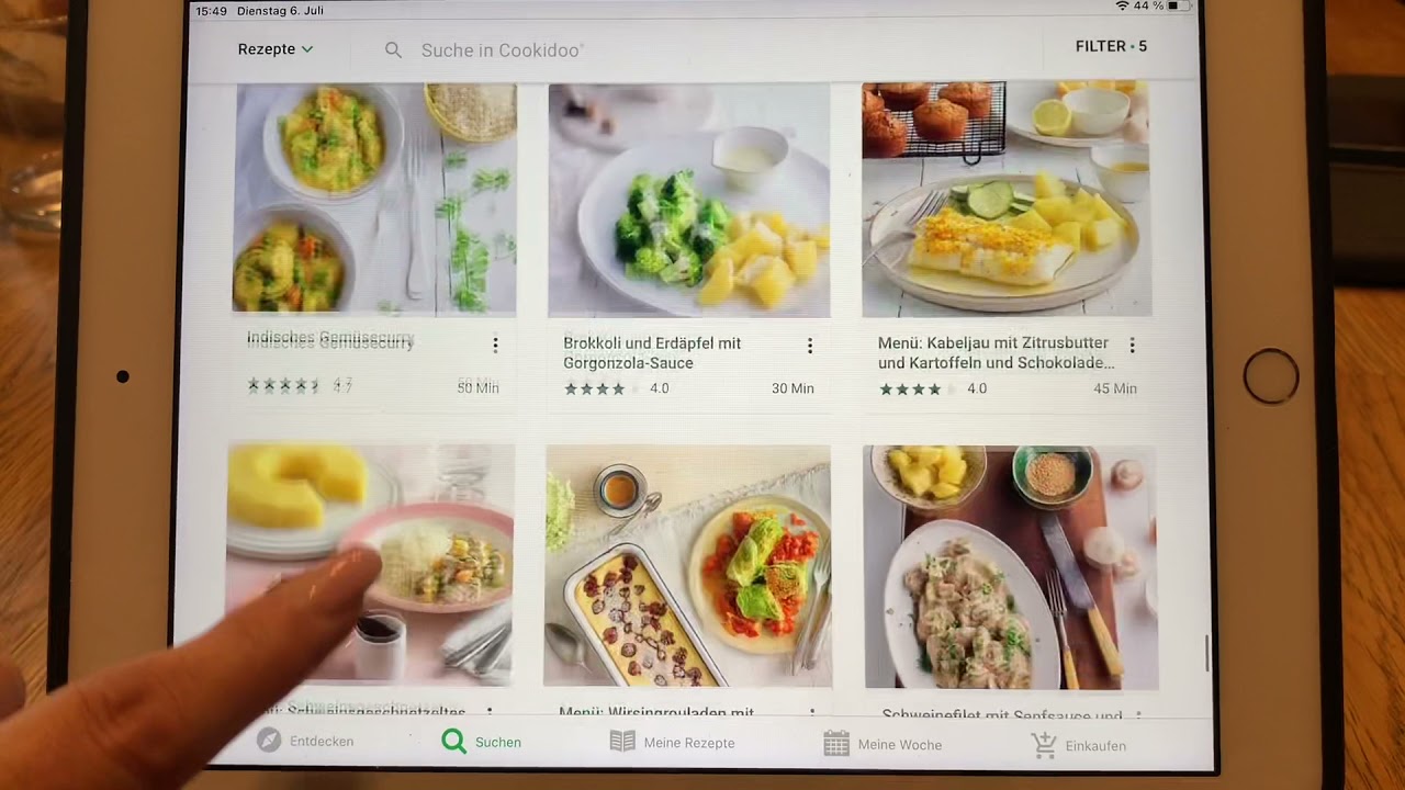 Thermomix Friend Rezepte auf der Cookidoo App