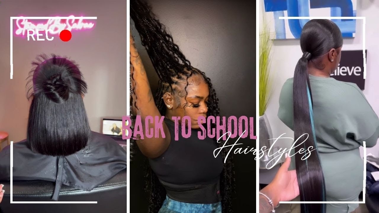 ✨ Back to school hairstyles compilation ✨(2024)