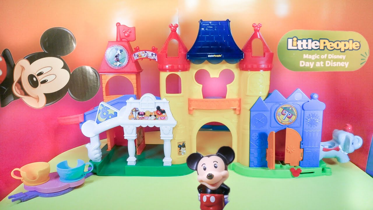 MICKEY MOUSE Little People Magic Day at  a  World Video Toy Review