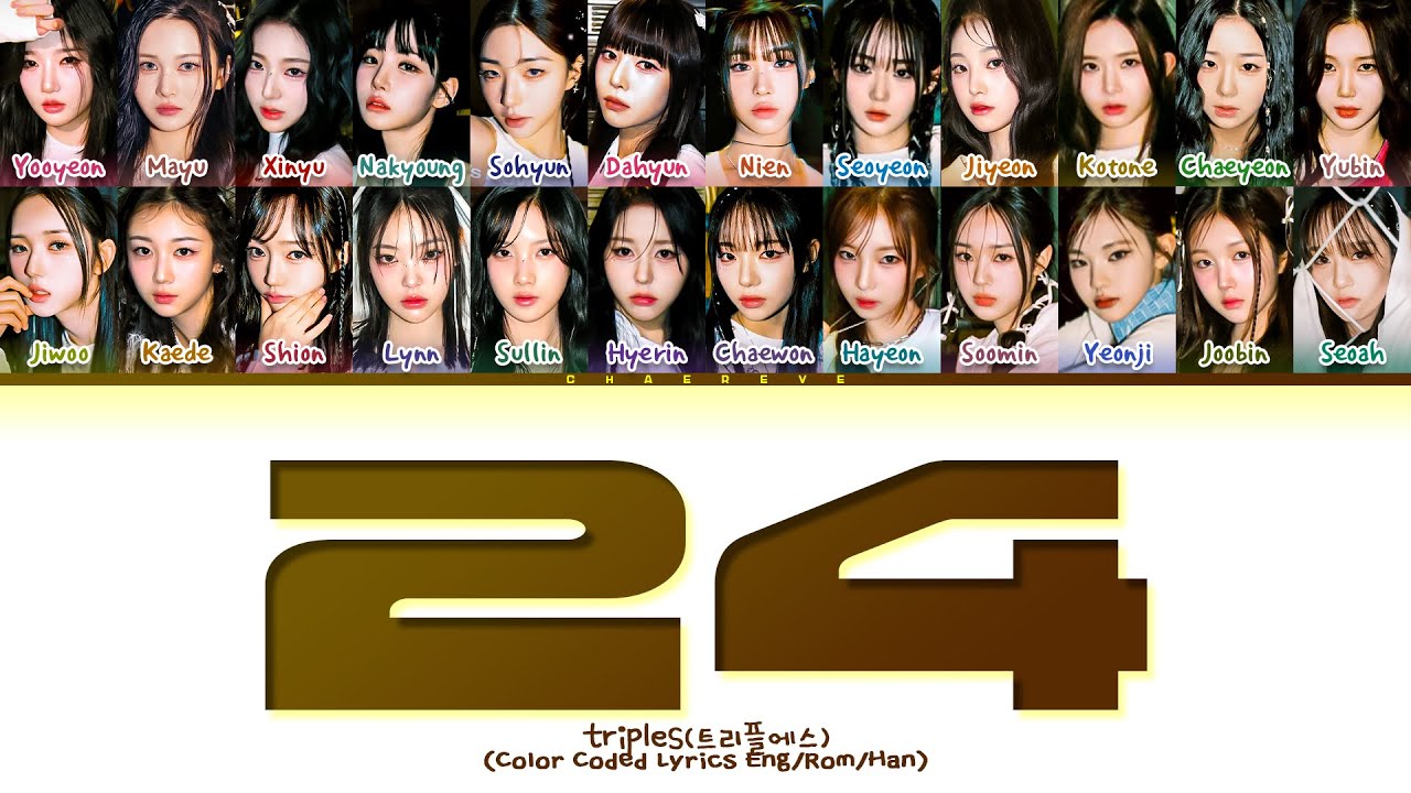 tripleS 24 Lyrics (Color Coded Lyrics)