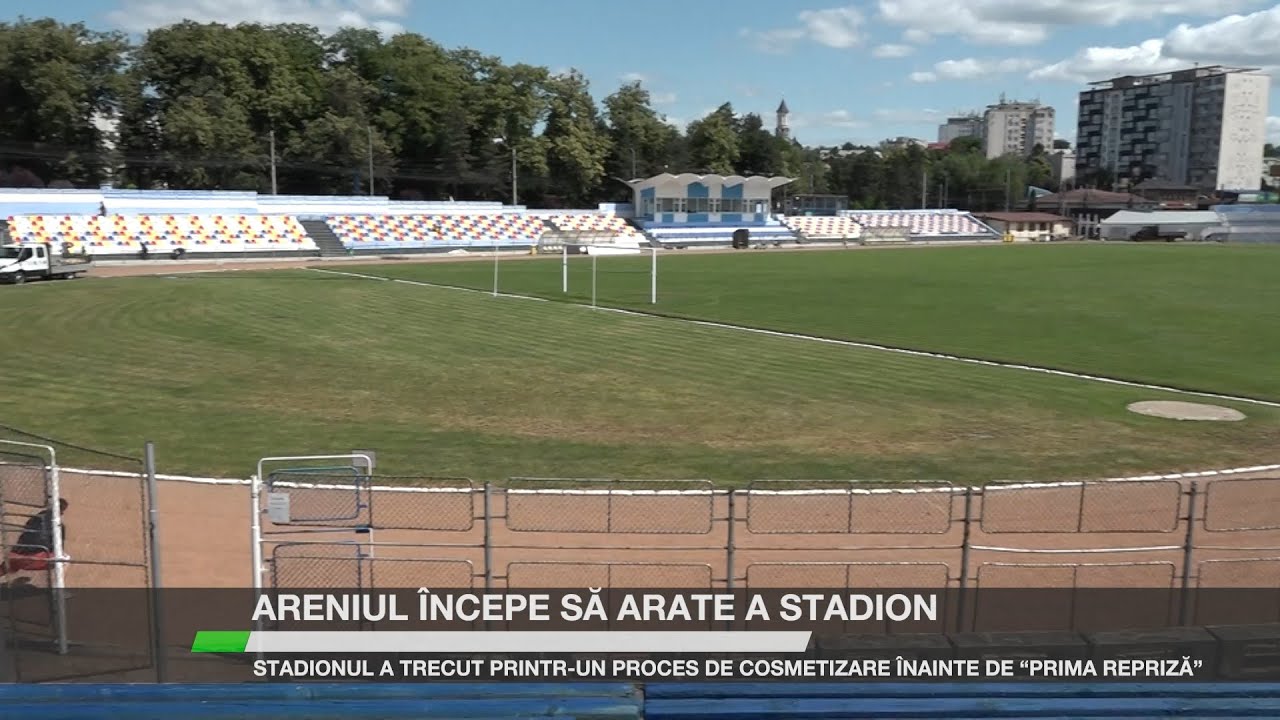 Areniul începe să arate a stadion