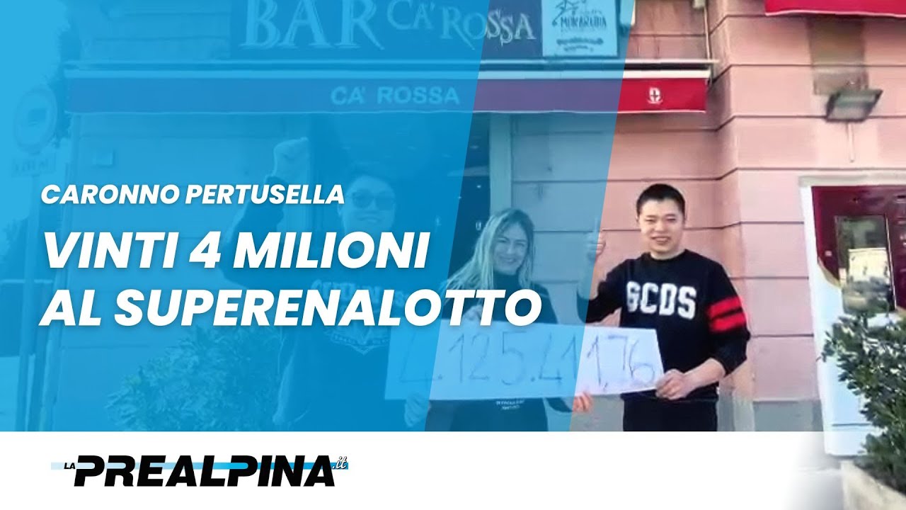 Caronno Pertusella | Vinti 4 milioni al SuperEnalotto