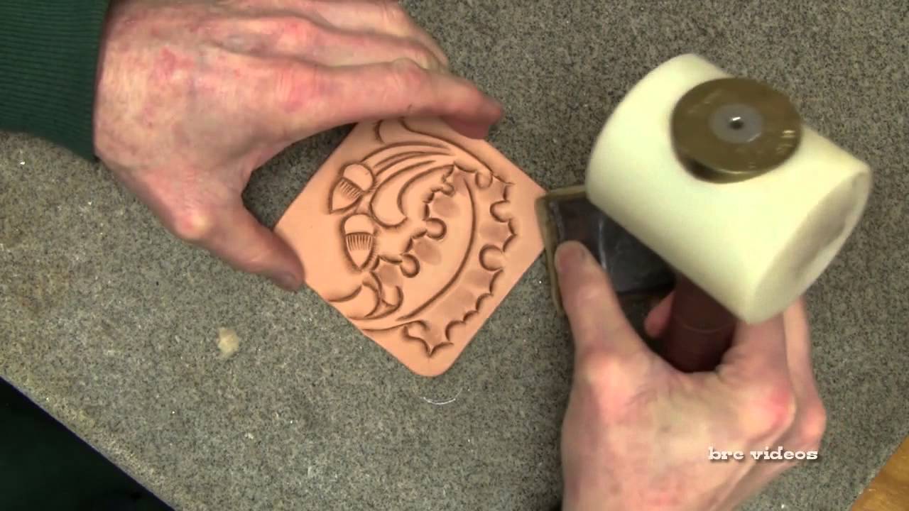 Leather tooling tutorial for beginners - Leather Craft Ideas