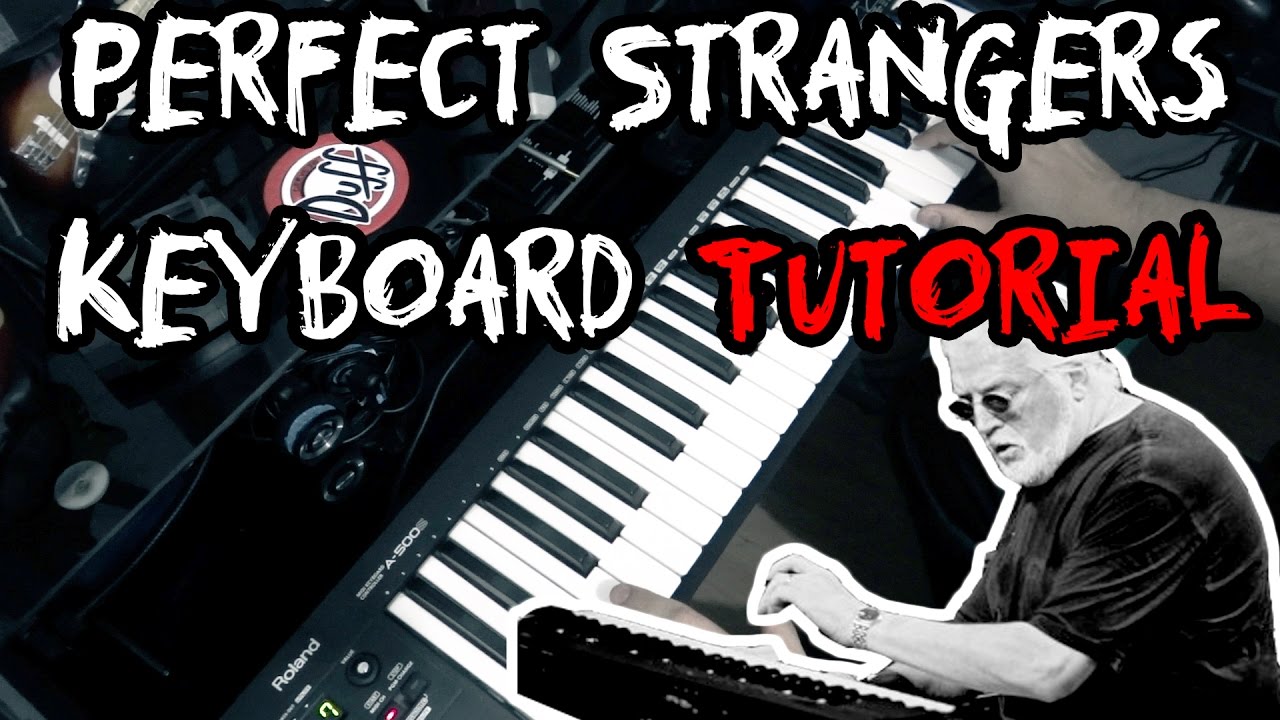 Como tocar Deep Purple - Perfect Strangers Intro (How to play  / Aula de teclado)
