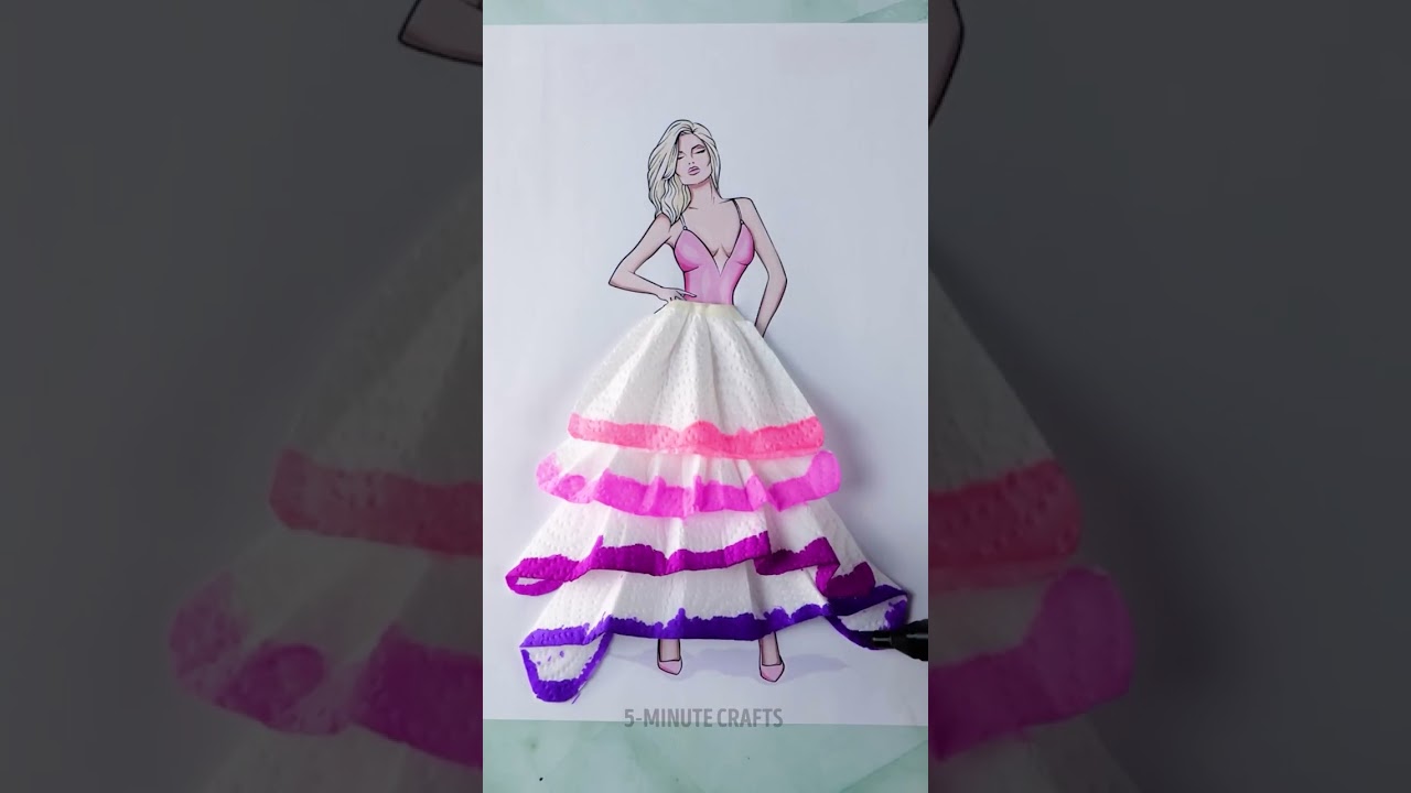 This doll skirt is just napkins 😳