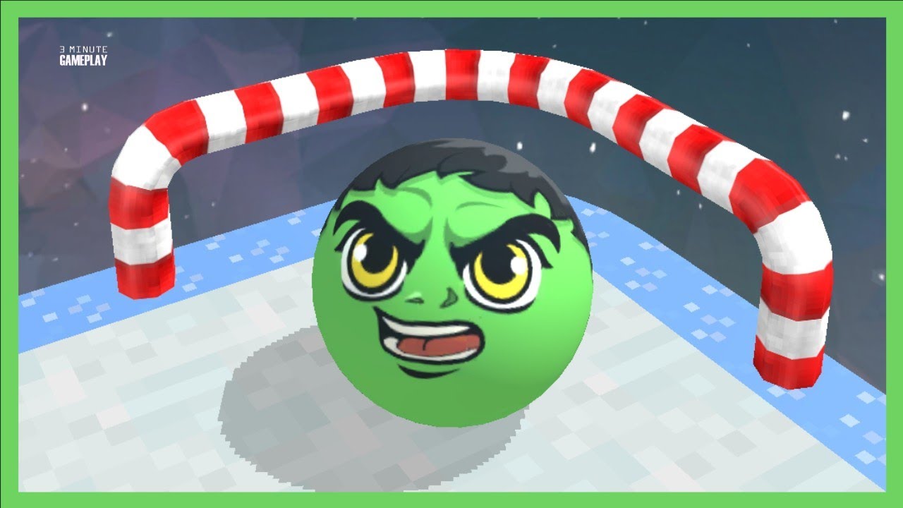 Fly Ball: Sky Parkour | 3 Minute Gameplay ep.03 | Level 14-18 (Hulk Ball)