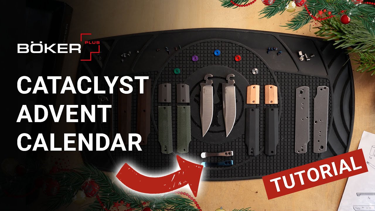 TUTORIAL BOKER PLUS CATACLYST ADVENT CALENDAR 2025🔪🎄 Build your OWN KNIFE KIT🛠| 01BP0032