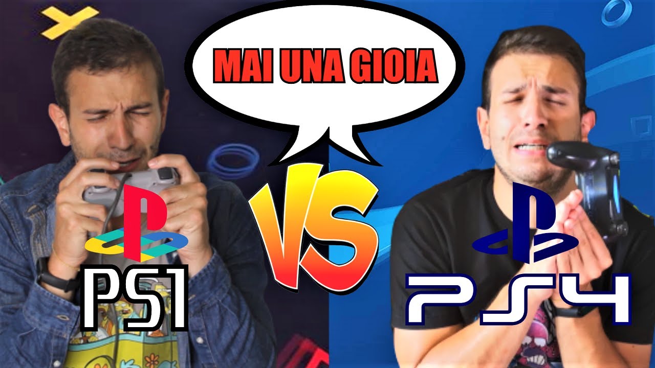 PS1 VS PS4 - VIDEOGIOCHI E MAI UNA GIOIA - Alessandro Vanoni