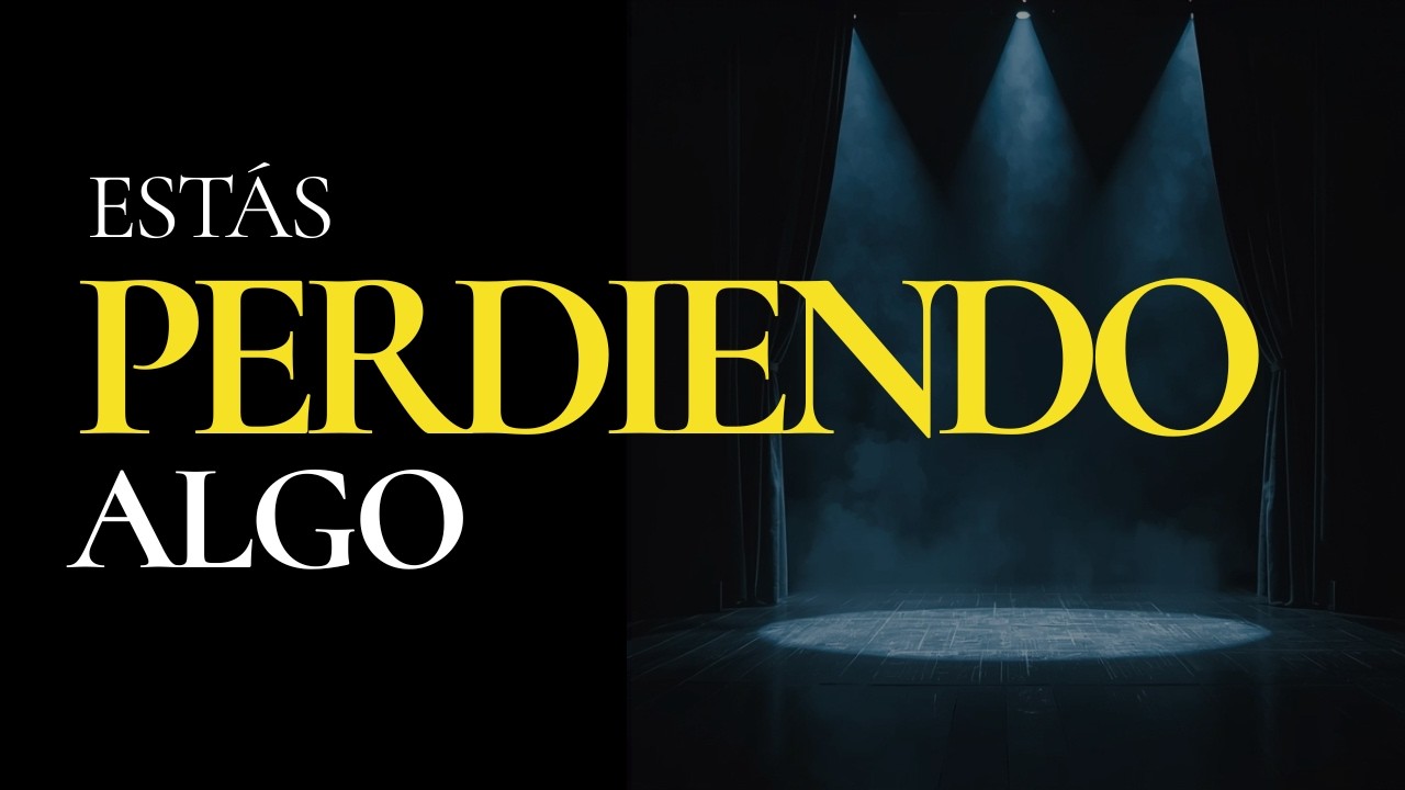 No te falta tiempo  Has perdido profundidad