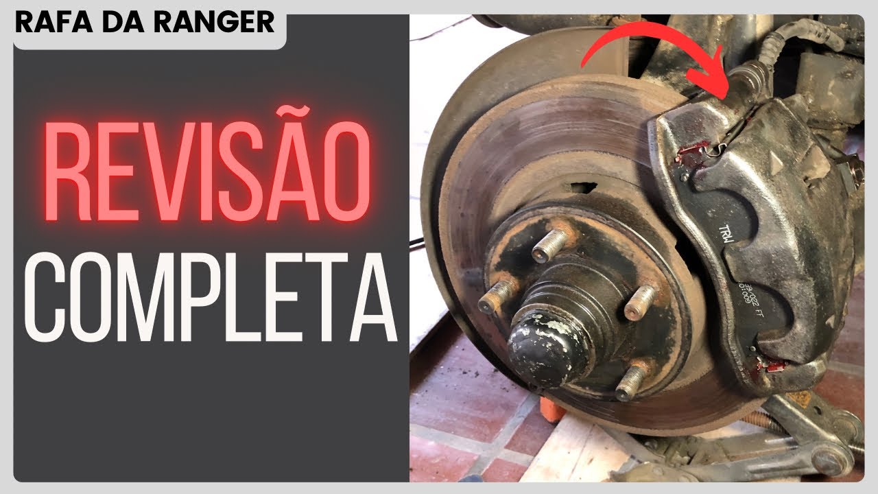 ACABOU o Freio da Ranger - Como Trocar Pastilhas Dianteiras Ranger 2001
