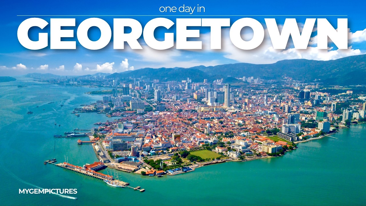 ONE DAY IN GEORGETOWN (MALAYSIA) PART 1 | 4K | A Blend of Modernity, History, and Floating Villages
