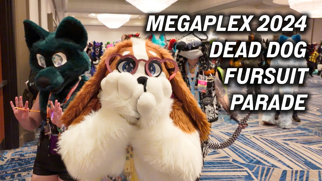 This furry convention has TWO Fursuit Parades? - Megaplex 2024 Dead Dog Fursuit Parade