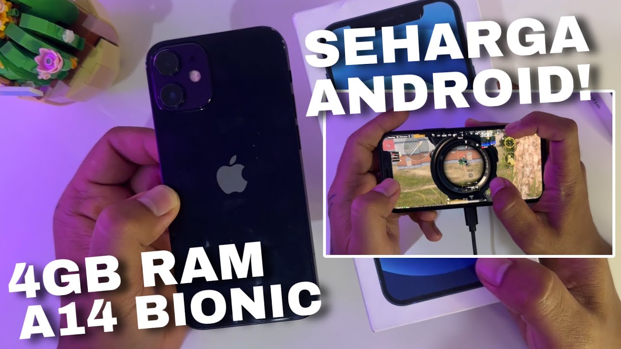 DARIPADA BELI ANDROID MENDING INI IPHONE 12 MINI TEST GAME PUBG MOBILE KENCENG PARAH