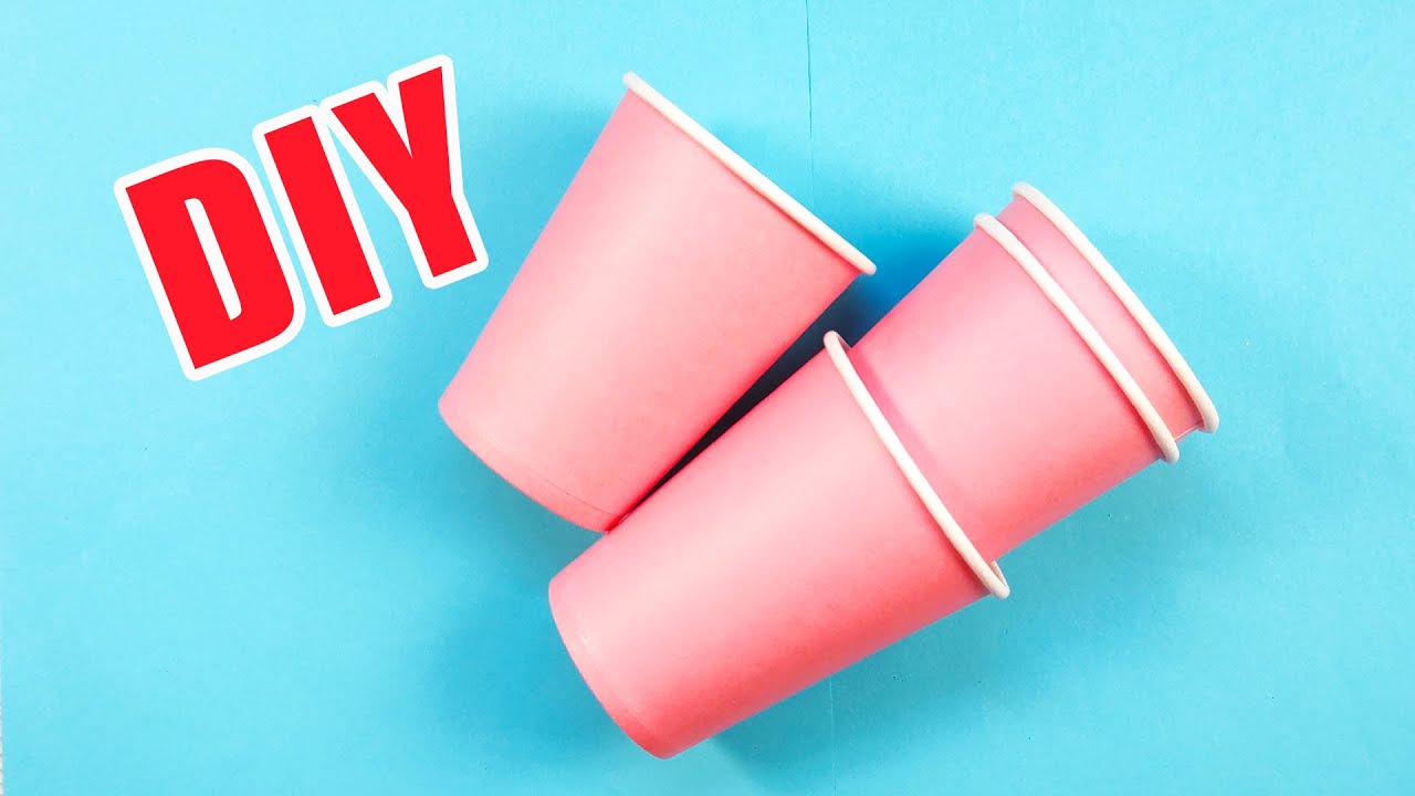 Удивительная ИДЕЯ из бумажных стаканчиков! 🔥 Поделки своими руками на день матери! 👍 ИДЕИ ПОДЕЛОК 🔔
