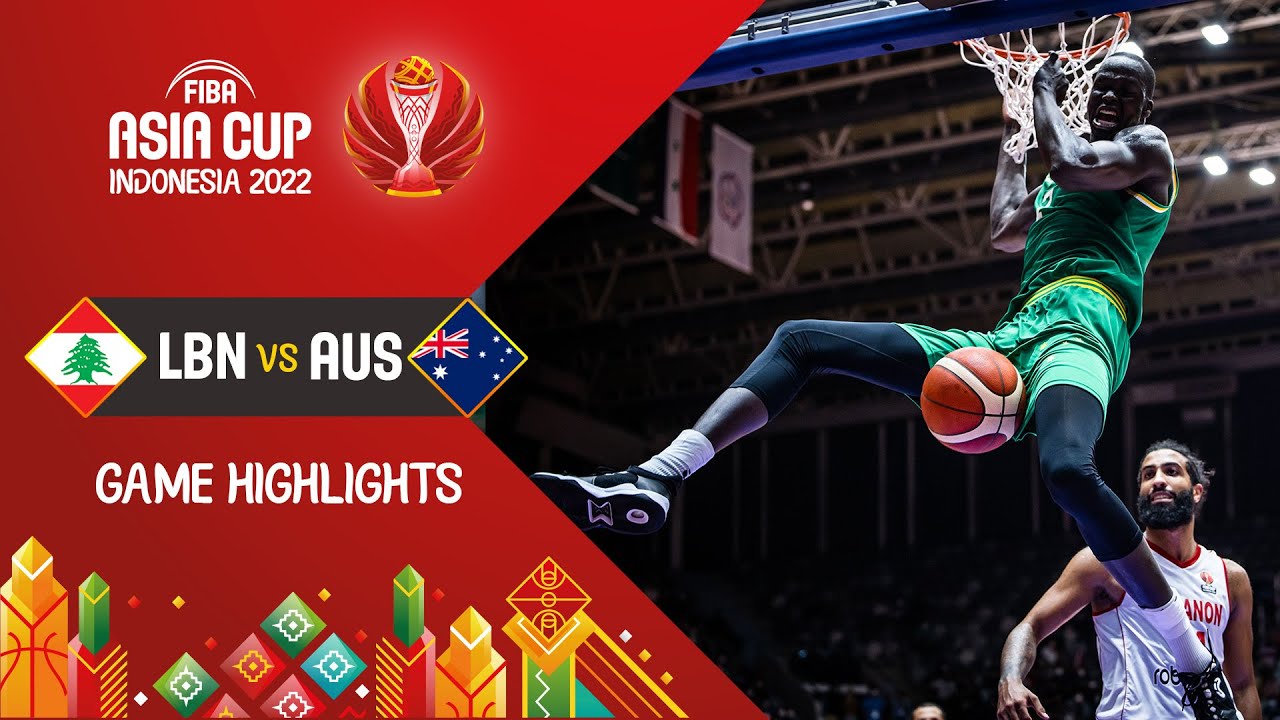 Lebanon 🇱🇧 - Australia 🇦🇺 | FINAL | Basketball Highlights - #FIBAASIACUP 2022