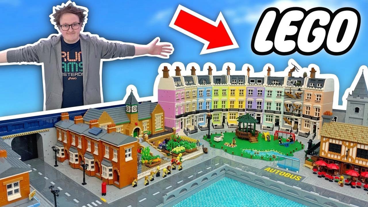Ho costruito una gigantesca città LEGO! (Quartiere incluso)
