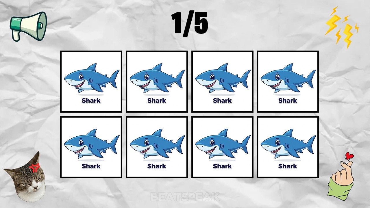 Say The Word On Beat | Level 1-5 | Easy To Insane (Easy, Medium, Hard)