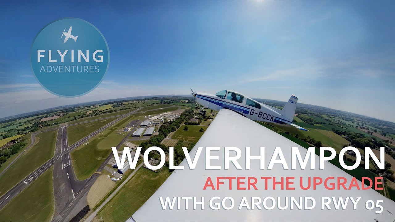 [4K, ATC] Flight to UPGRADED Wolverhampton Airport with go around