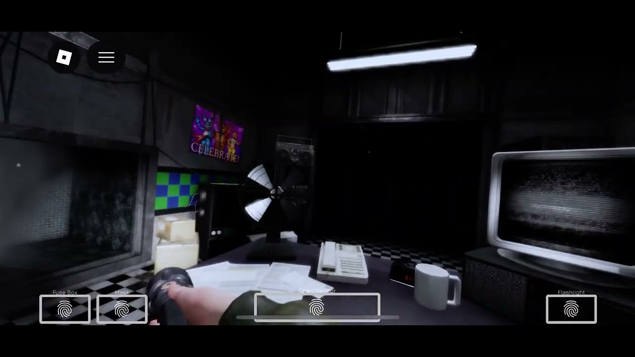 Trying to get past night 2 in fnaf reimagined #Roblox #fnaf #fivenightsatfreddys #foryoupage #foryou