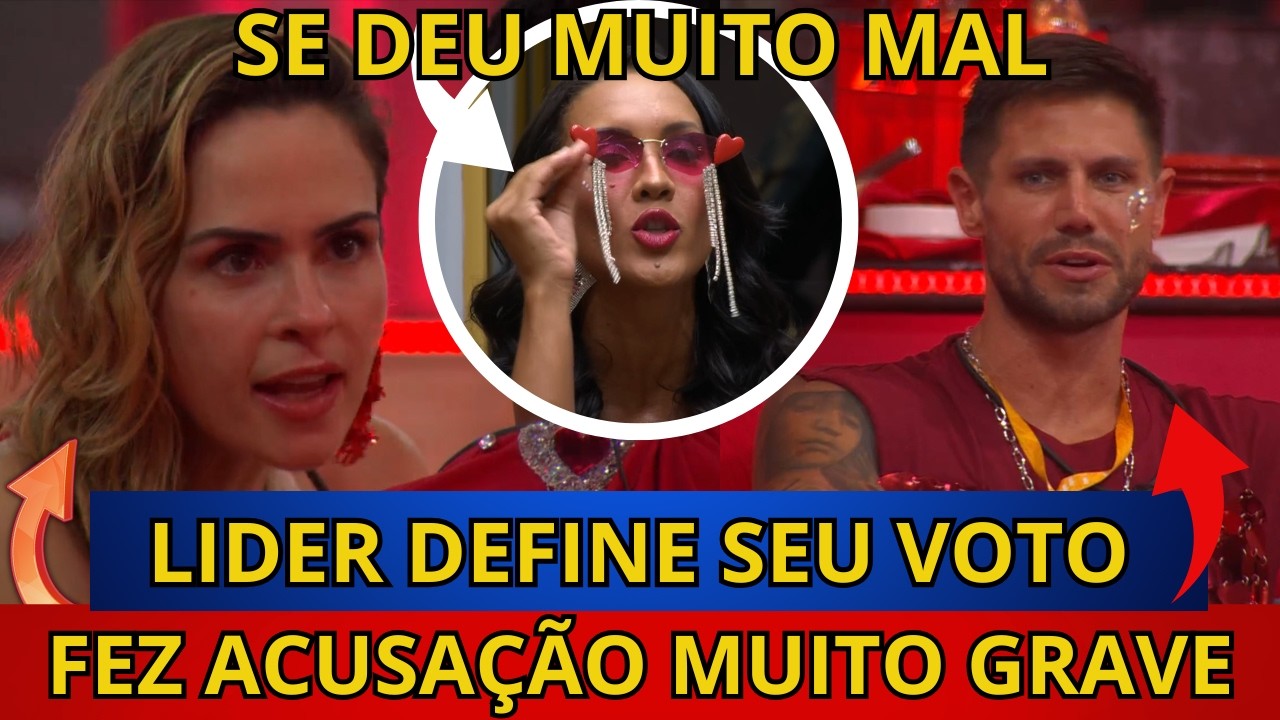 🔴BBB26: TRETA NA FESTA, LIDER FALA SEU VOTO PARA PAREDÃO, Cowboy BRIGA COM Ana paula, Maxiane CHORA.