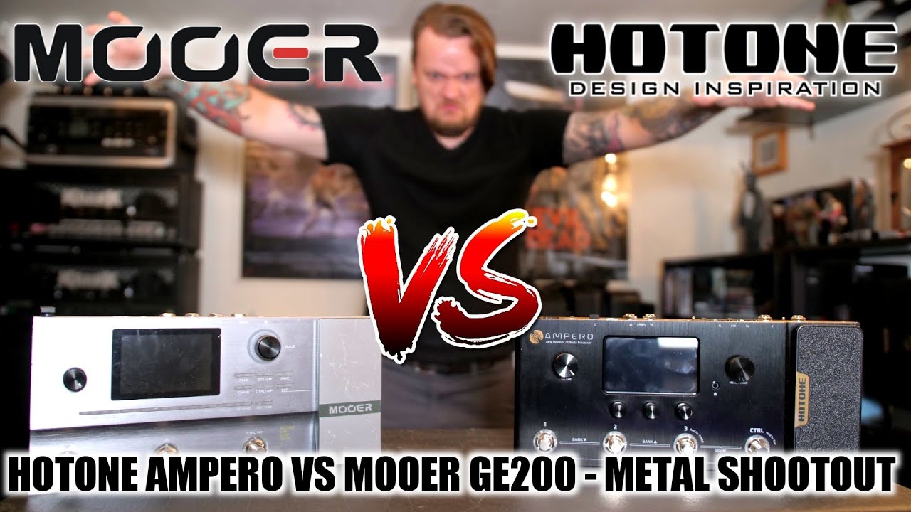 Hotone Ampero vs. Mooer GE200 - Metal comparison