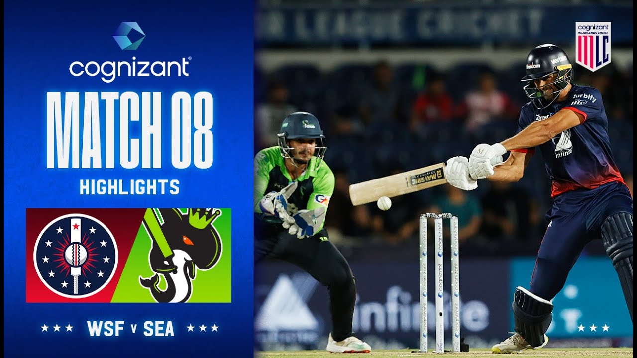 Cognizant Major League Cricket Game 8 Highlights | Washington Freedom vs. Seattle Orcas