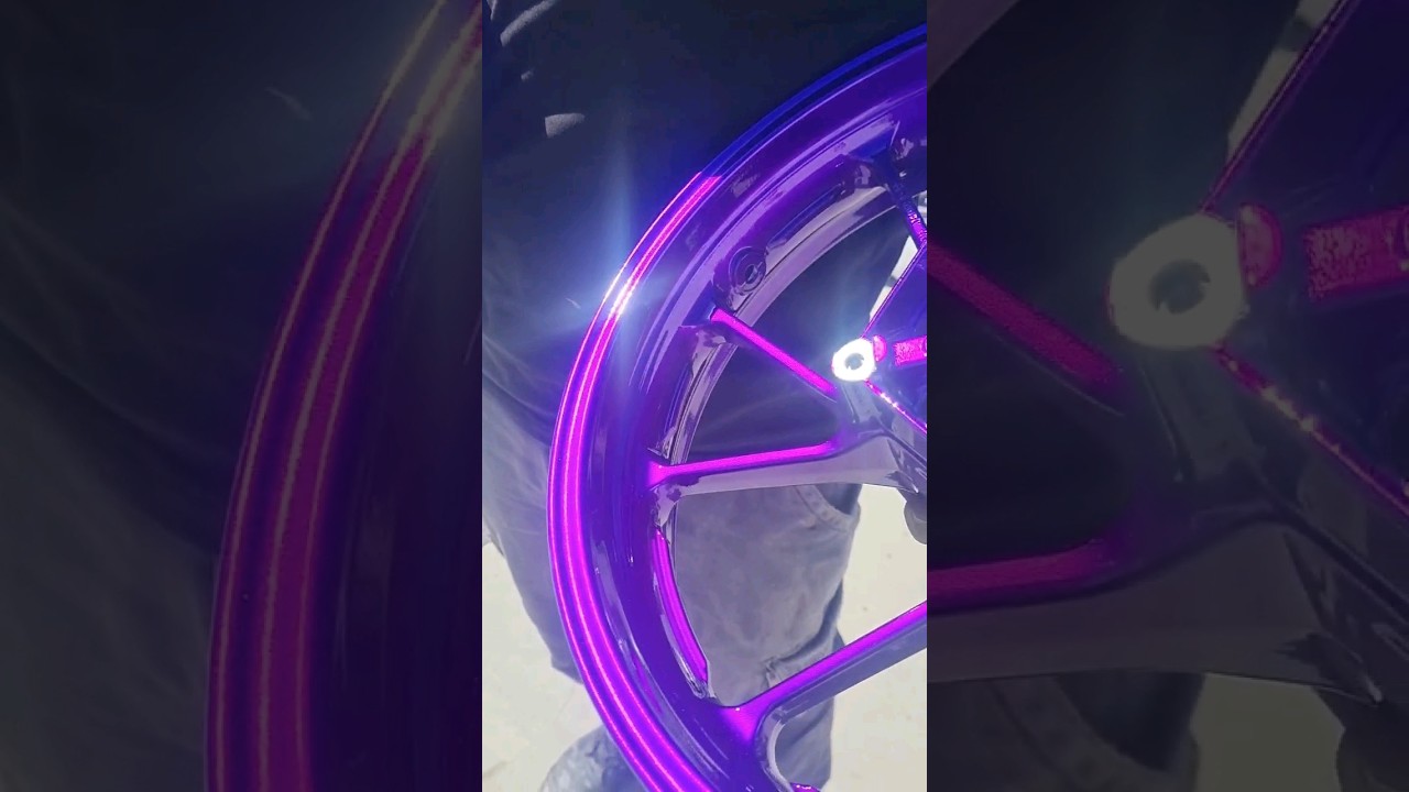 THIS COLOR 🤯🤯🤯 Candy purple rim's. 