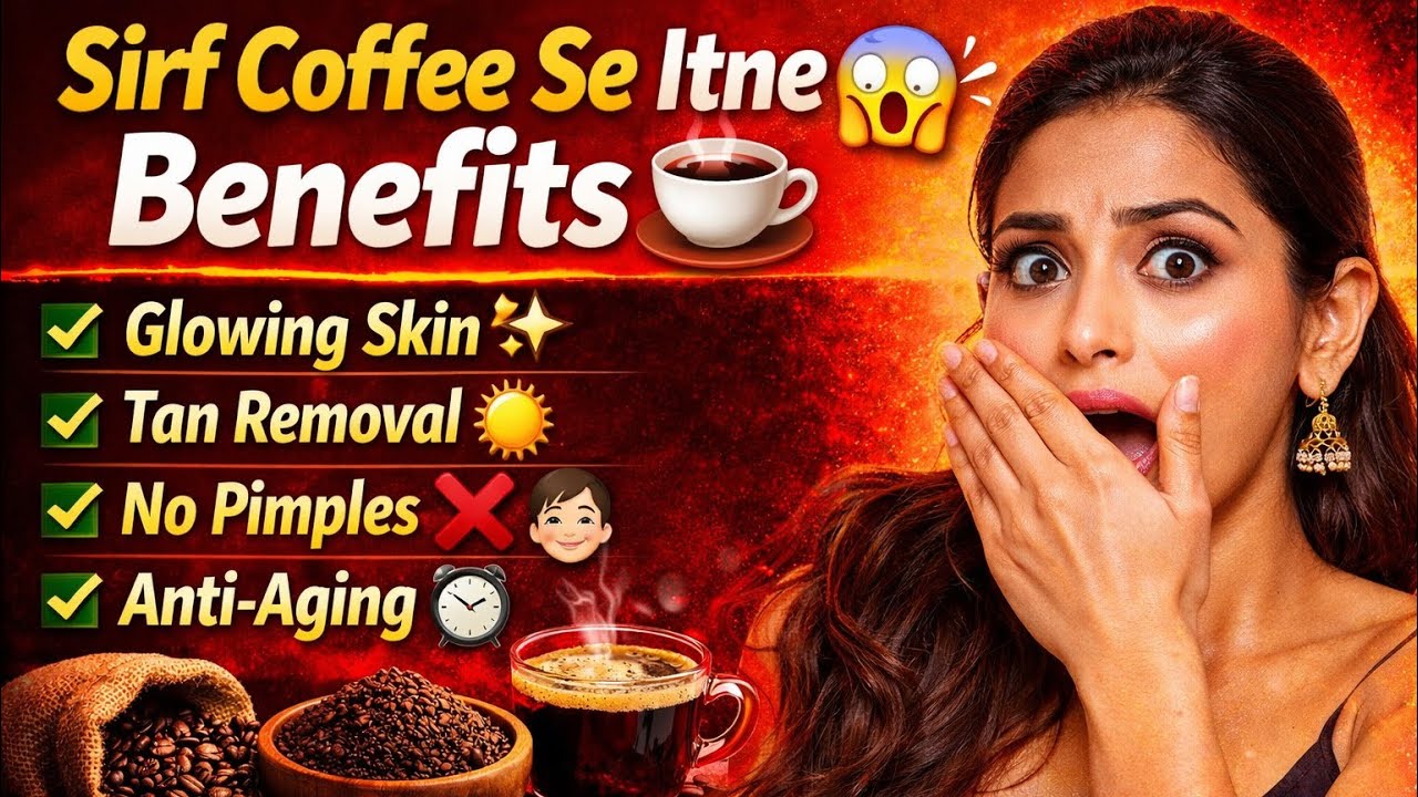 | “Believe Nahi Hoga 😱 Sirf ₹2 Ki Coffee Se Face, Hair & Skin Me ye Chamatkar!’’