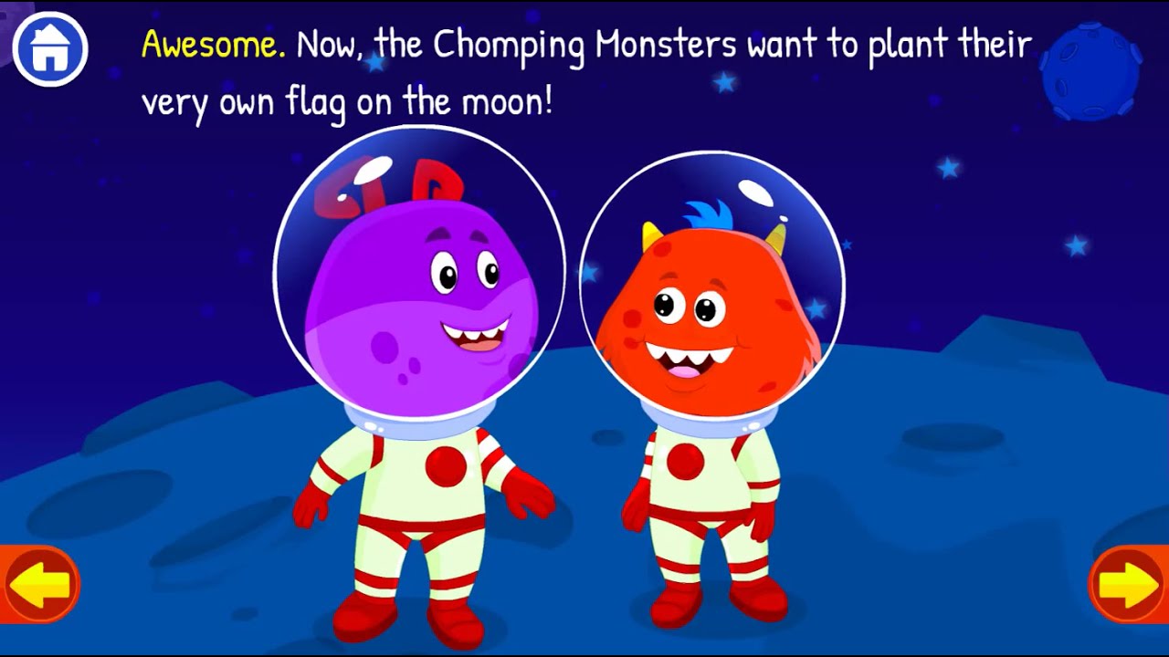Chomping Monsters Activities for Kids | Compilation gameplay video for kids |