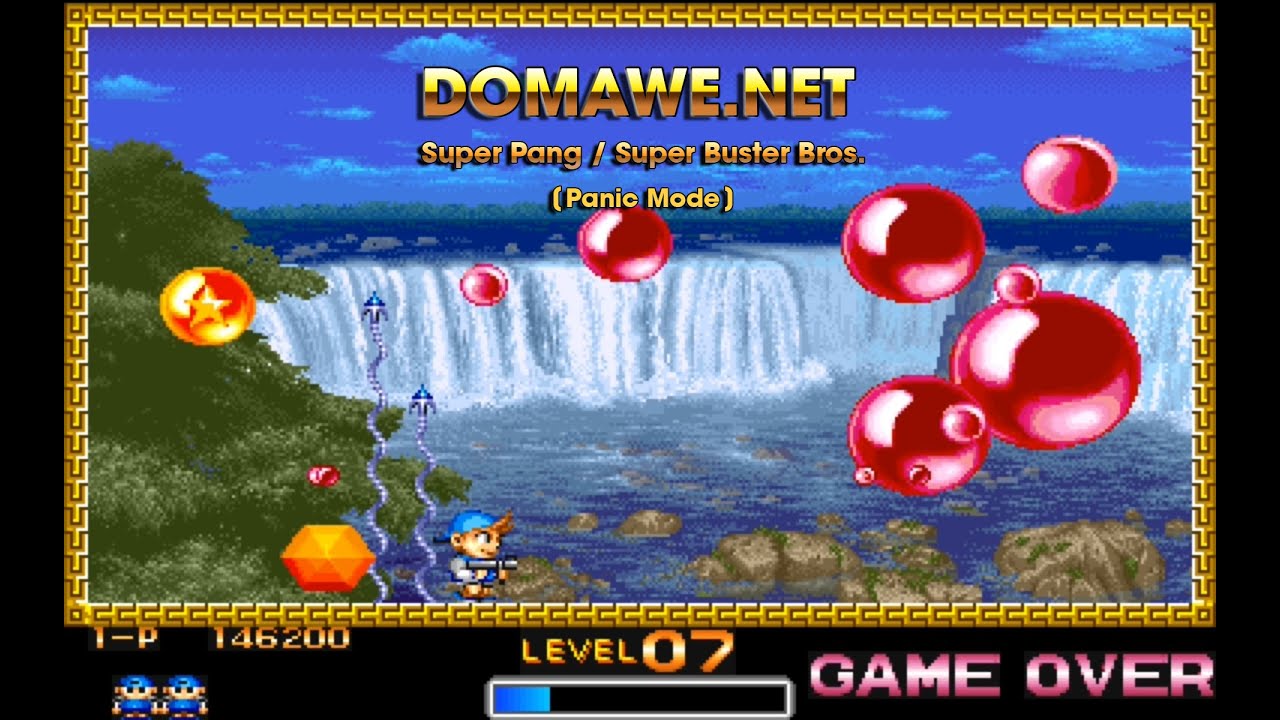 [60fps] Super Pang (Panic Mode) - Score 13,867,700 / Super Buster Bros. / 수퍼팡 패닉모드 세계신기록