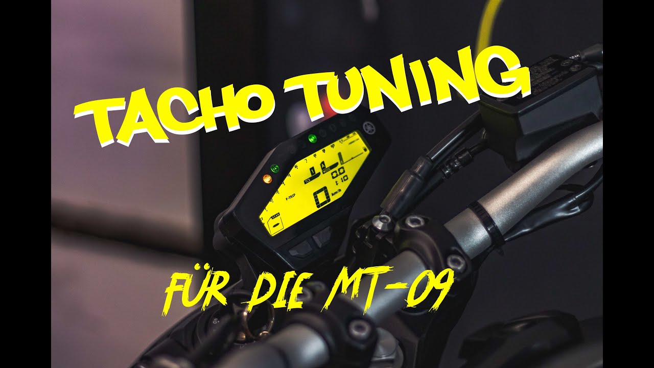 Tuning f&uuml;r euren TACHO  | Yamaha MT-09 | ColorClusterz