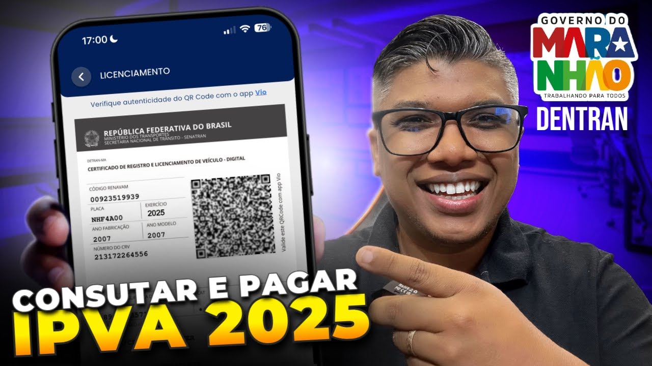 Como Consultar e Pagar o IPVA e Licenciamento 2025- DETRAN MA!